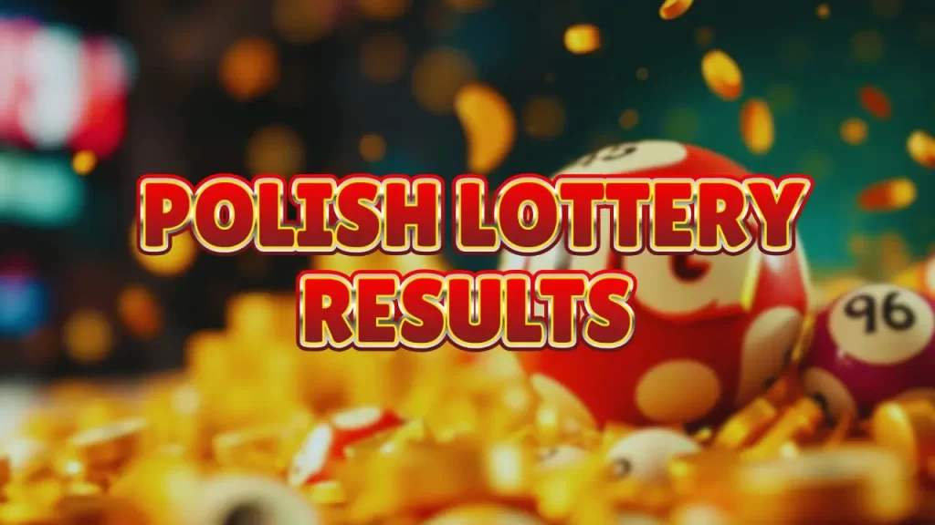 the image shows the poster for polish lottery results