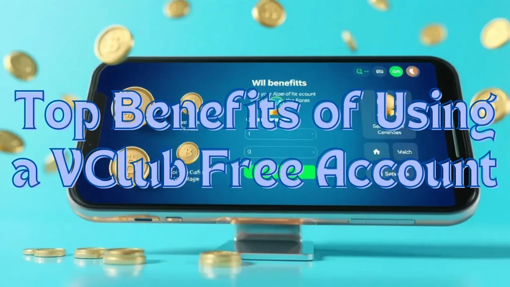 on image text "benefits of using vclub free account"