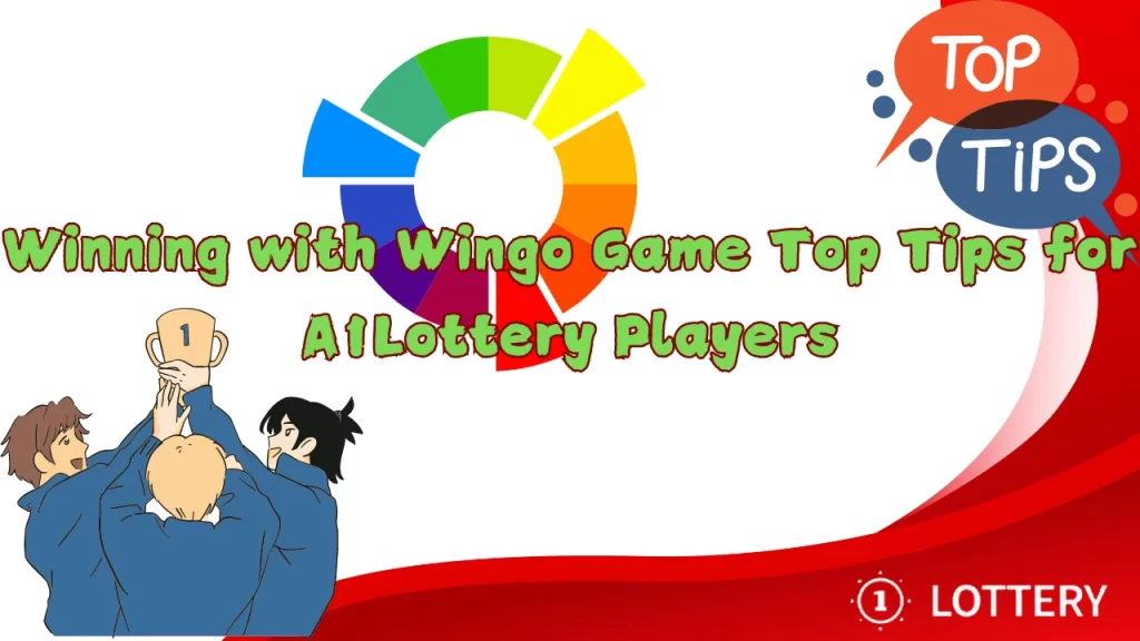 illustration text 'Winning with Wingo Game: Top Tips for A1Lottery Players'