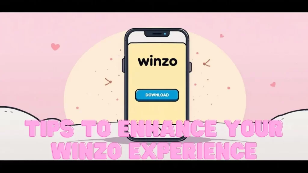 illustration text 'tips to enhance your winzo experience'