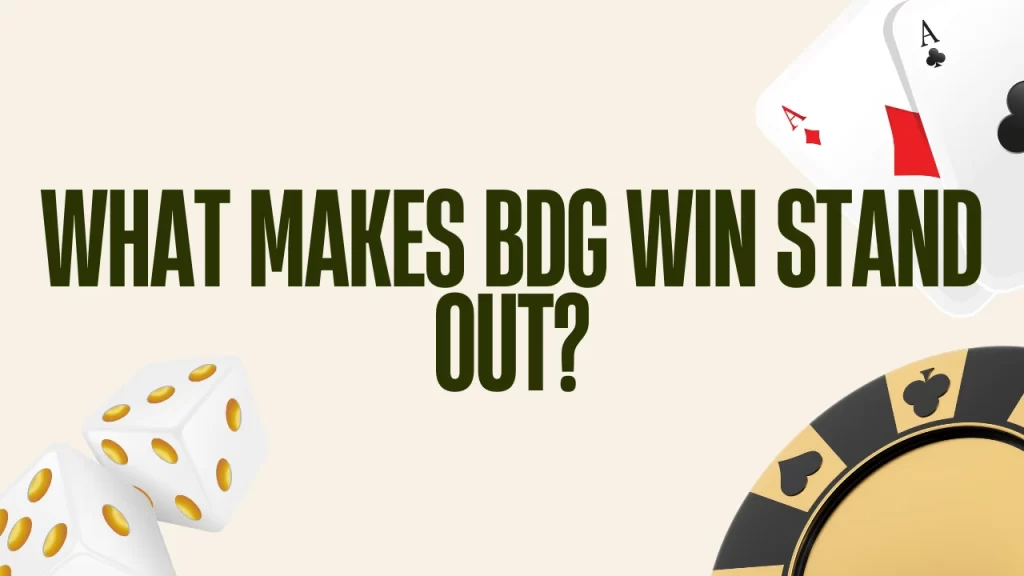 What Makes BDG Win Stand Out?